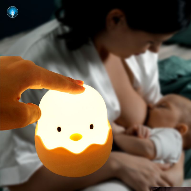 Veilleuse allaitement bébé tactile BambiSafe maman allaitant la nuit