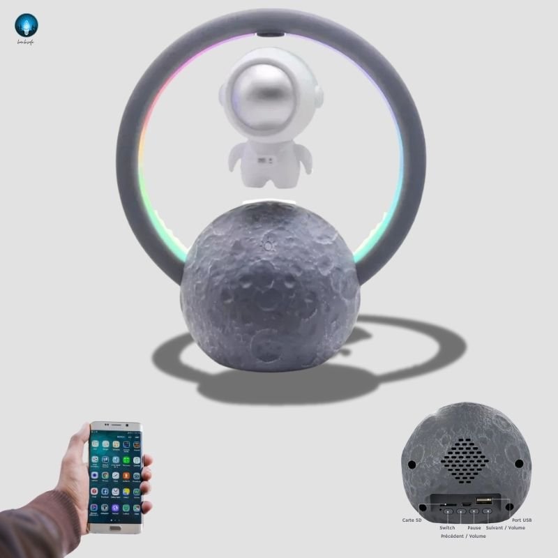 Lampe Veilleuse Astronaute | Blanc - bambisafe