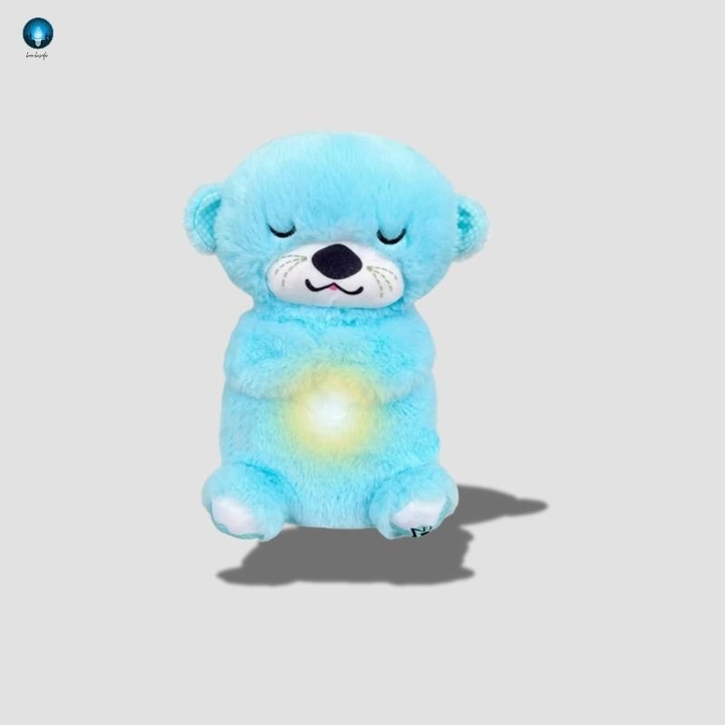 Ours Peluche Veilleuse | Musicale Bleu Ciel - bambisafe