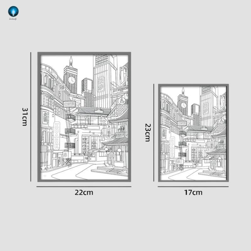 Tableau Veilleuse | City - bambisafe