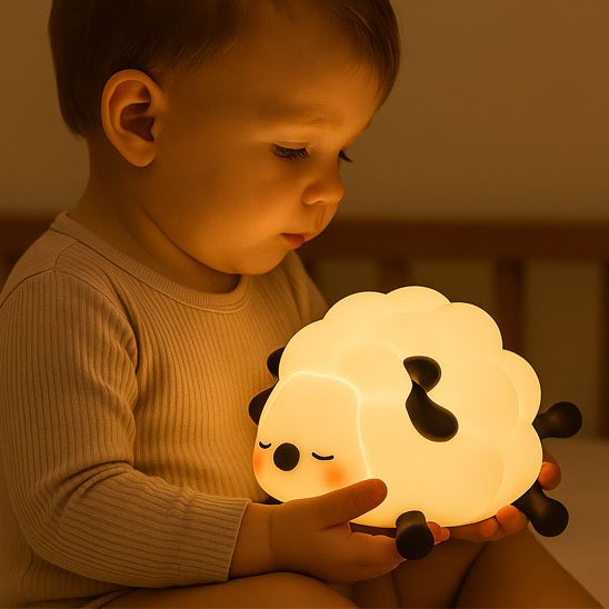veilleuse-bebe-mouton-dans-les-mains-bebe