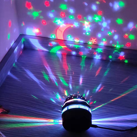 veilleuse-bebe-projection-plafond-allumee