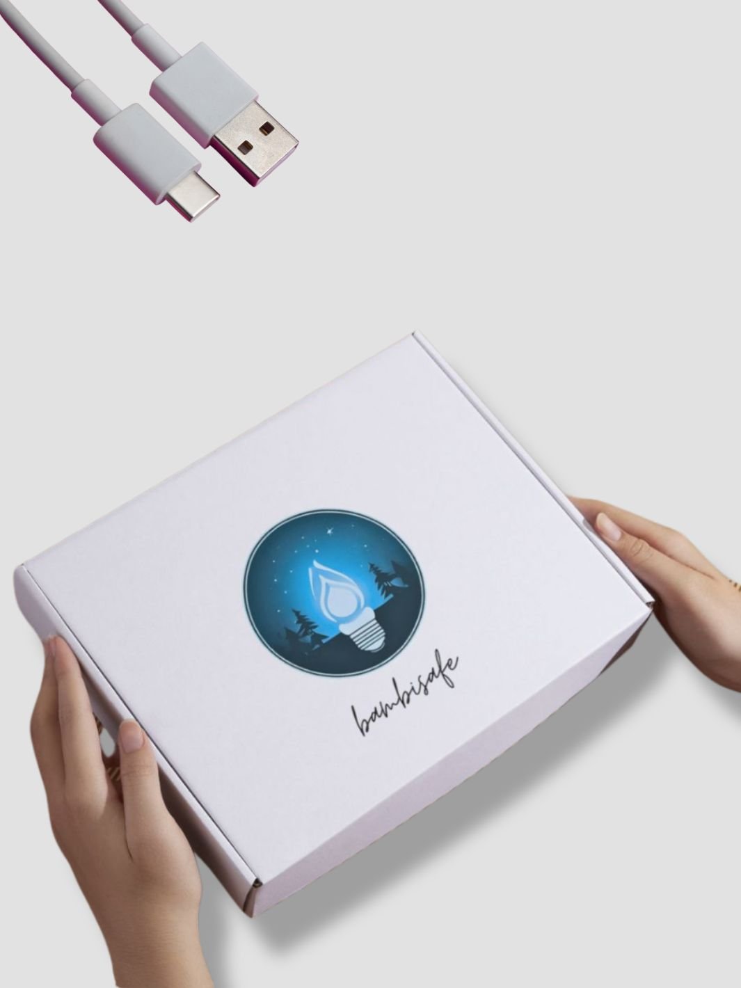 Veilleuse de table | Nordic Man Debout - bambisafe
