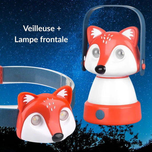 Veilleuse Renard | Avec lampe frontale - bambisafe