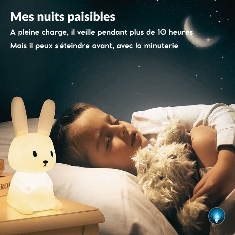 VEILLEUSE DE NUIT | Lapin Joseph™ - bambisafe