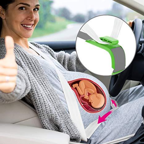 Femme enceinte ceinture de sécurité conduite anti-fatigue ventre soutien  ventre ceinture pour femmes enceintes spécial voiture fournitures pneu  Protection ceinture Anti-fatigue limiteur 