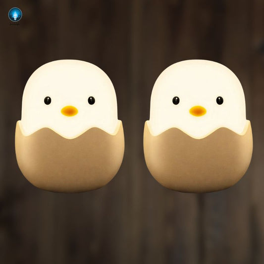 Pack Famille - 2 VEILLEUSES Bébé Tactile -Lumière Douce pour la Nuit sans Réveiller Bébé