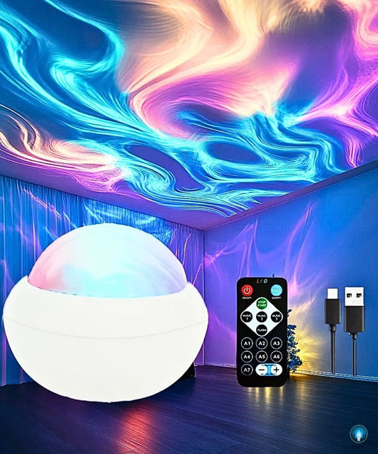 Veilleuse projection plafond étoilée télécommande rechargeable USB