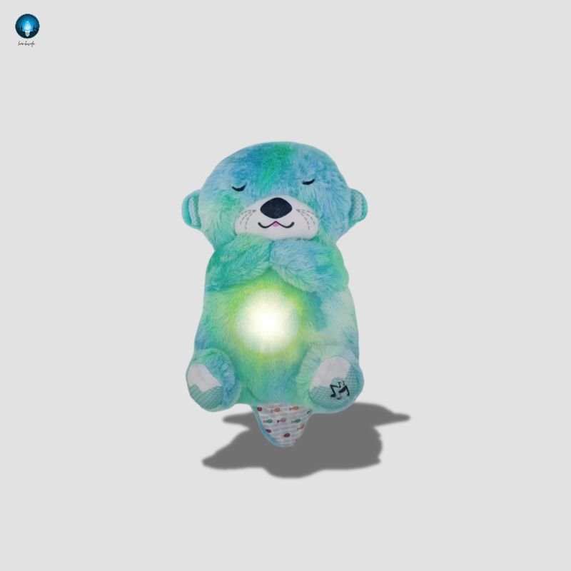 Ours Peluche Veilleuse | Musical Bleu - bambisafe