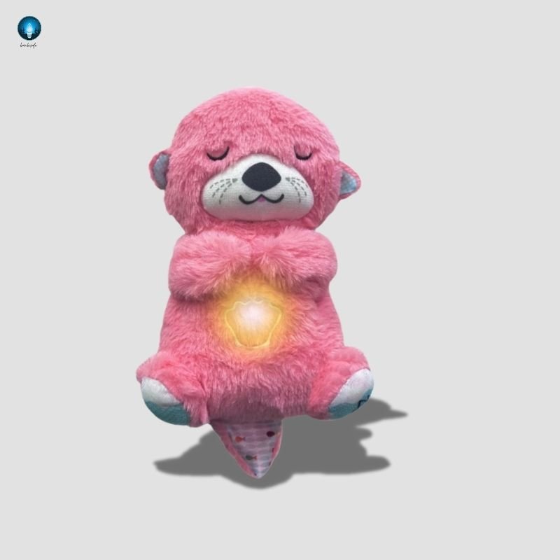 Ours Peluche Veilleuse | Musical Rose - bambisafe