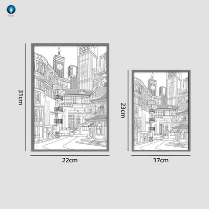 Tableau Veilleuse | City - bambisafe