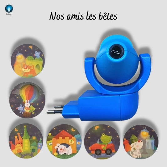 Veilleuse Bébé Projection Plafond | Bleue