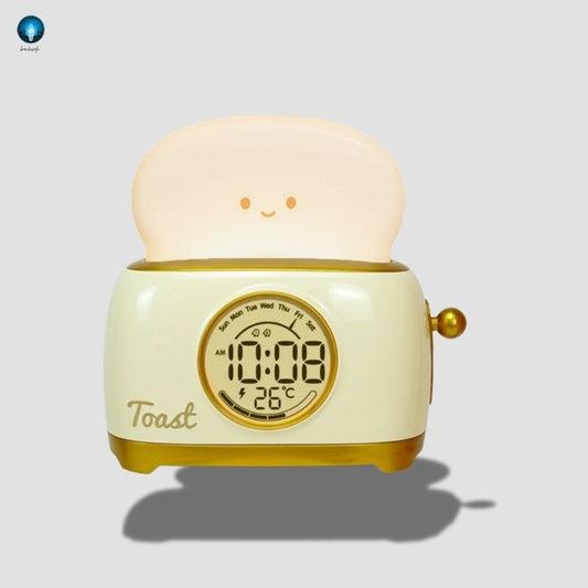 Veilleuse Grille Pain Jaune | Clock Alarm