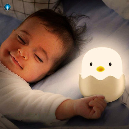 Veilleuse Bébé Tactile -Lumière Douce pour la Nuit sans Réveiller Bébé