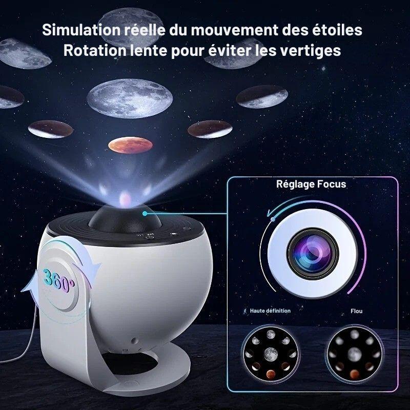 Veilleuse projecteur galaxie
