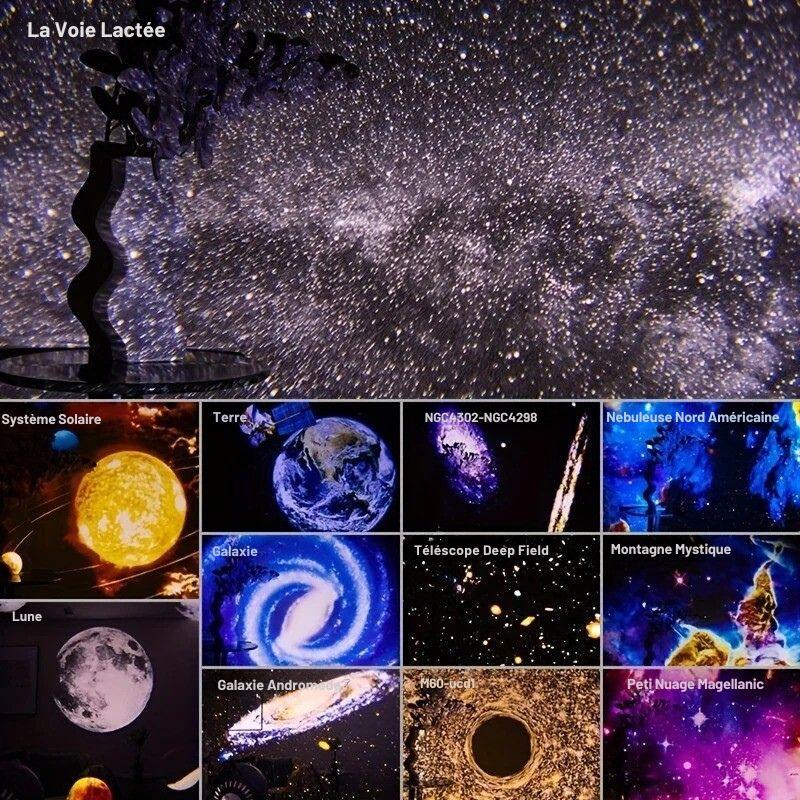 Veilleuse projecteur galaxie
